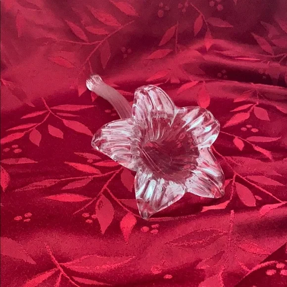 Vintage Art Glass Blown Glass Lilly-Shaped Sgl. Stem Epergne Bud Vase - Picture 2 of 8